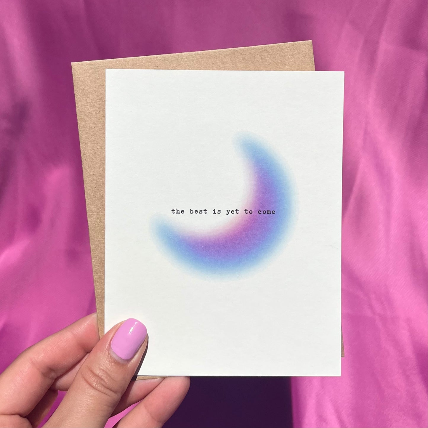 The best is yet to come | Encouragement Greeting Card