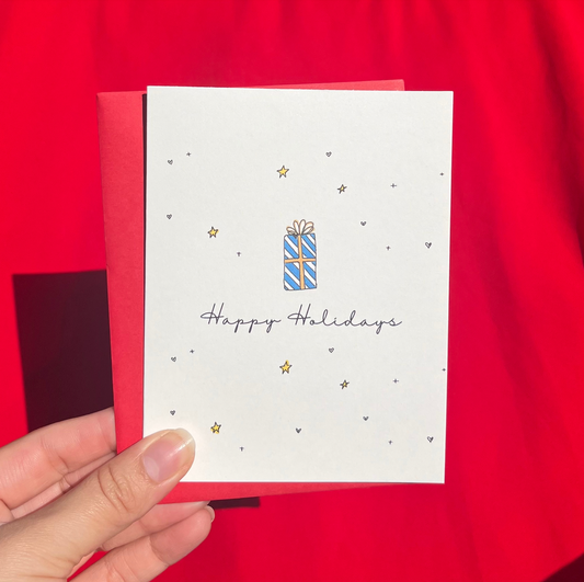 Happy Holidays | Christmas Gift | Holiday Greeting Card