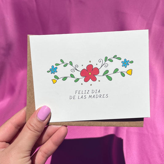 Dia de las Madres Greeting Card | Mexican Mother's Day Gift | Gifts for Mom