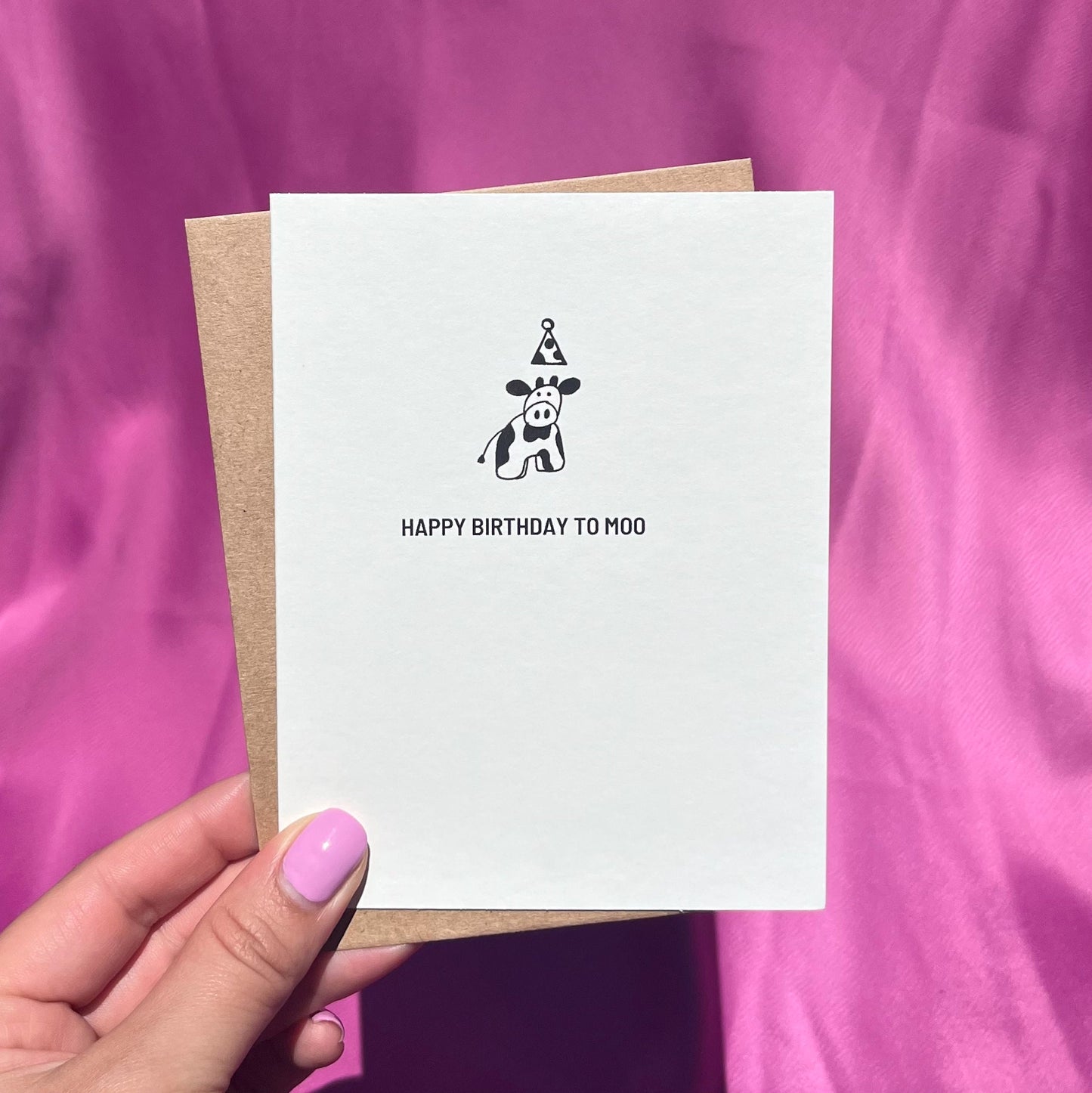 Birthday Cow | Animal Birthday Greeting Card