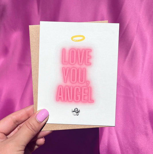 Love you, angel | Greeting Card