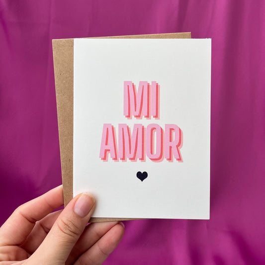 Spanish Valentine's Day Card | San Valentin | Mi Amor