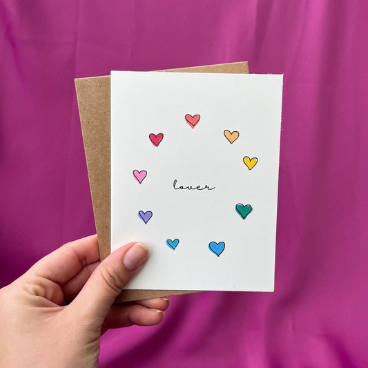 Rainbow Love | Valentine's Day Greeting Card