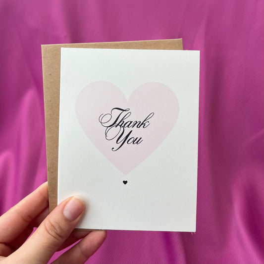 Thank you | Wedding Card | Bridal Card | Pink